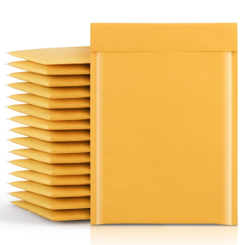 Fuxury Fu Global Bubble Mailers 10.5x13.5 Inch Padded Envelopes #4 Self Sealing Bulk Bubble Envelopes Mailing Shipping Envelopes 25PCS - Image 1